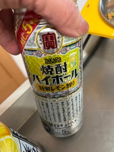 タカラ焼酎ハイボール5度前割りレモン 500ml