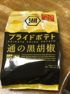 湖池屋 プライドポテト通の黒胡椒 55g