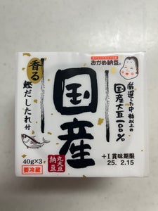 タカノ おかめ納豆 国産丸大豆納豆 40g×3