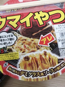 エースコック下敷スパ味焼そばハンバーグ弁当風107