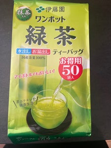 伊藤園 ワンポットエコティーバッグ 緑茶 50個