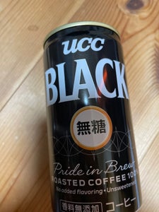 UCC BLACK無糖 缶 185g