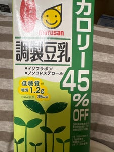 マルサンアイ 調整豆乳 カロリー45%オフ 1L