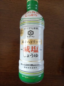 いつでも新鮮 味わいリッチ減塩しょうゆ 450ml