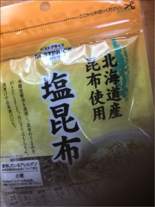 トップバリュ 塩昆布 28g