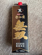 さつま無双 芋 黒麹 25度 乙 1.8L