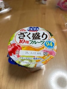 森永 ビヒダスヨーグルトざく盛りフルーツ 200g