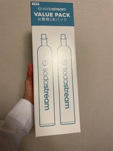 ソーダストリーム ガスシリンダー交換2本