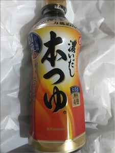 キッコーマン 濃いだし 本つゆ 500ml