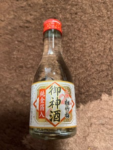 松竹梅 上撰 御神酒 純金箔入 180ml