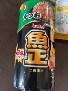 キャネット 魚正かつお 3P 480g