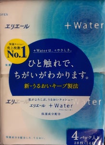 エリエール +Waterポケット 14W×4P