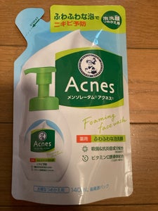 アクネス 薬用ふわふわ泡洗顔 替 140ml