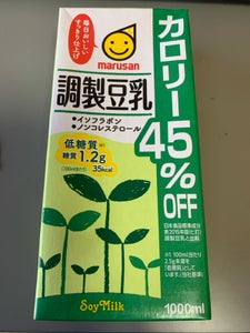 マルサンアイ 調整豆乳 カロリー45%オフ 1L