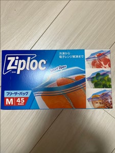 ジップロック フリーザーバッグ M 45枚