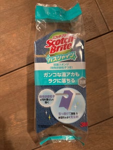 スコッチ・ブライト バスシャイン 抗菌スポンジ 特殊研磨粒子つき