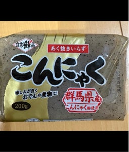 食彩鮮品 こんにゃく 黒 200g