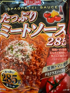 ハチ食品 たっぷりミートソース 285g