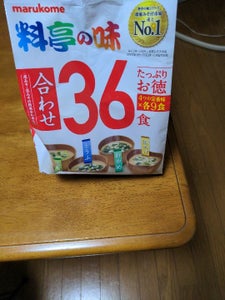 マルコメ たっぷりお徳 料亭の味 18g×36