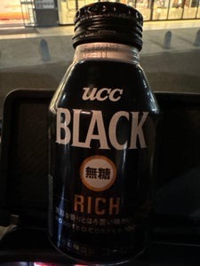 UCC BLACK無糖リッチ 缶 275g