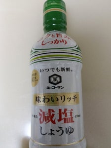 いつでも新鮮 味わいリッチ減塩しょうゆ 450ml