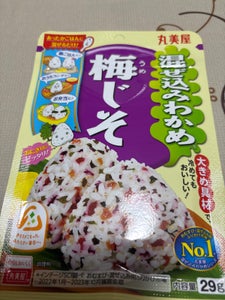 丸美屋 混ぜ込みわかめ 梅じそ 29g