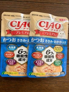 CIAOプレミアムかつお ささみ・おかか入 30g