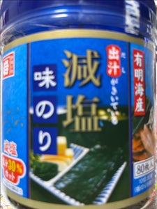 かね岩 減塩有明海産味のり 80枚