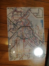 東京カート 鉄道路線図下敷き 首都圏 日本語