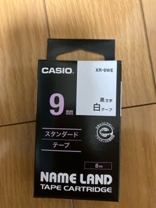 CASIO ネームランドテープ XR-9WE