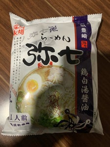 藤原製麺 大阪らーめん弥七 鶏白湯醤油 121g