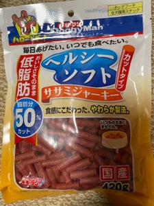 ヘルシーソフト ササミジャーキー カット 420g