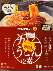 ボンカレー カレーうどんの素ピリ辛キーマ 100g