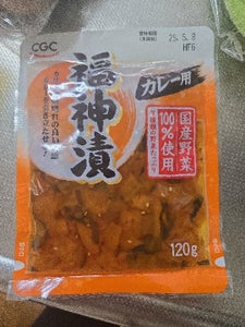 CGC 国産カレー用福神漬 120g