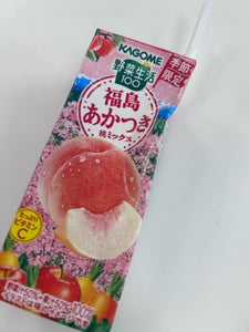 カゴメ 野菜生活福島あかつき桃ミックス 195ml