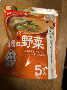 アマノ うちのおみそ汁 4種の野菜 5食