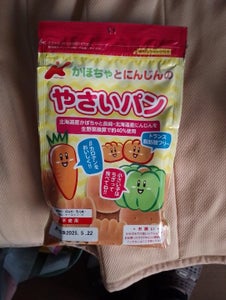 カネ増製菓 かぼちゃとにんじんのやさいパン 45g