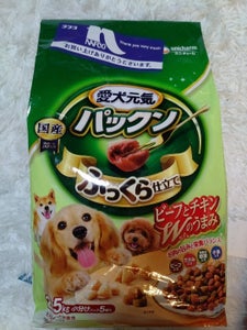 愛犬元気 ゲインズパックン ささみ小魚 2.5kg