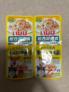 TWINS とりささみチーズ野菜入り 80g