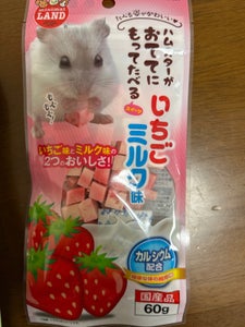 おててにもってたべるスイーツいちごミルク味 60g