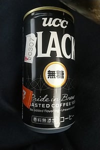 UCC BLACK無糖 缶 185g