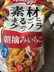 ケロッグ 素材まるごとグラノラ朝摘いちご 500g