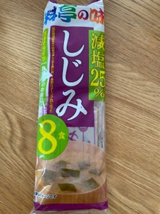 マルコメ 生みそ汁料亭の味 減塩しじみ 15g×8