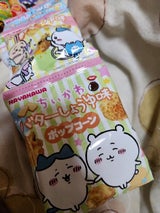 早川 4連ちいかわバターしょうゆポップコーン16g