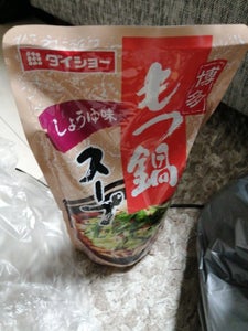 ダイショー もつ鍋 醤油味 750g