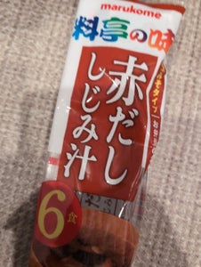 マルコメ 生みそ汁料亭の味赤だししじみ 17g×6