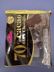 トップバリュ ひとくちカカオ70%ブラックチョコ
