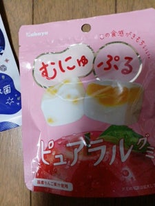 カバヤ ピュアラルグミりんご 58g