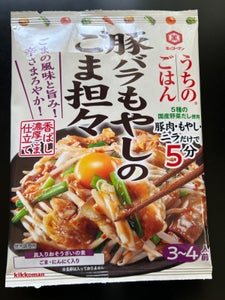 うちのごはん 豚バラもやしのごま担々 82g