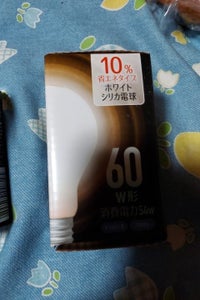 武田 ホワイトシリカ電球60W 1P